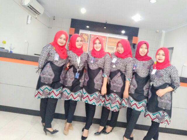 Dress Tunik Batik V Wayang