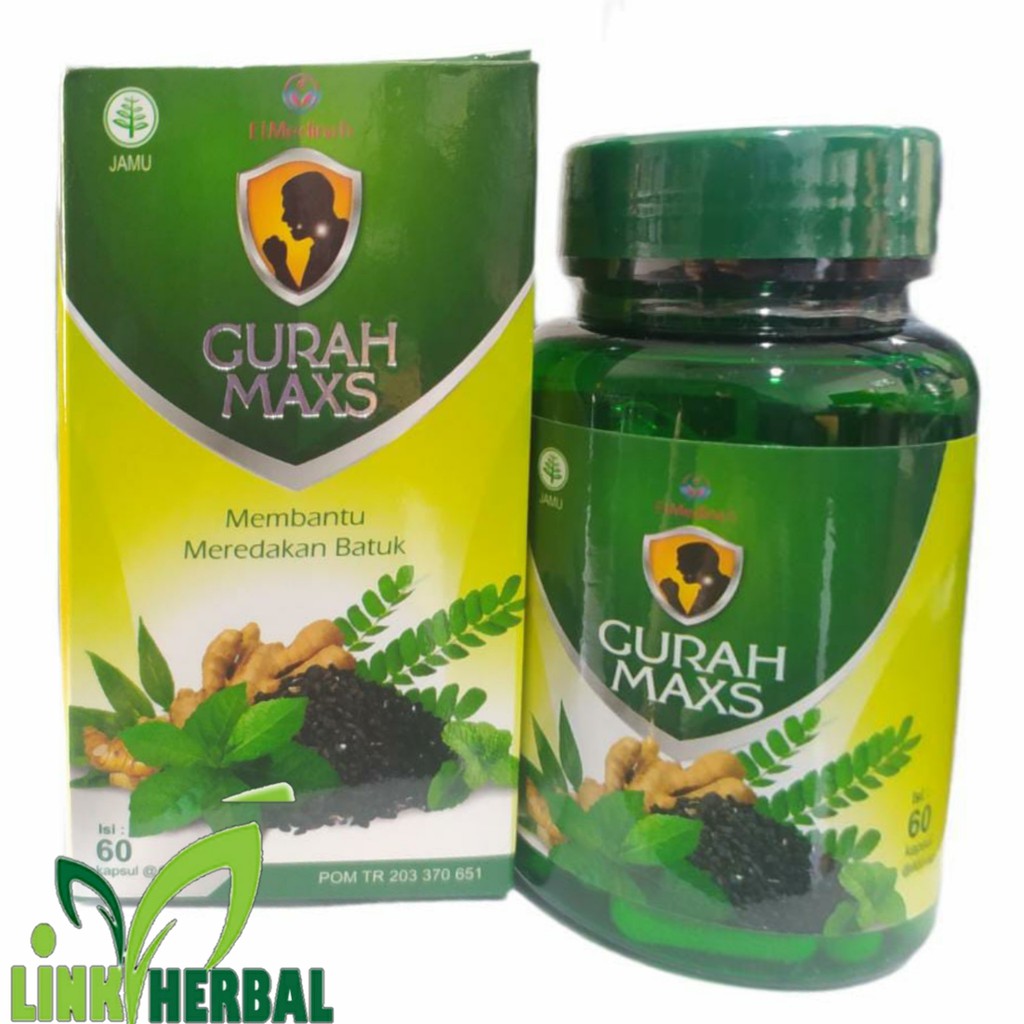 Jual Kapsul Gurah Maxs El Medinah Herbal Merdakan Batuk Isi 60 Kapsul Shopee Indonesia 8699