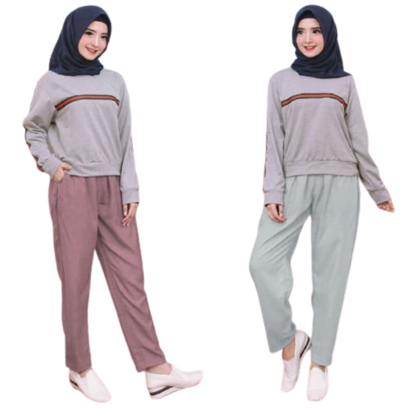 Celana Panjang wanita All size Jumbo