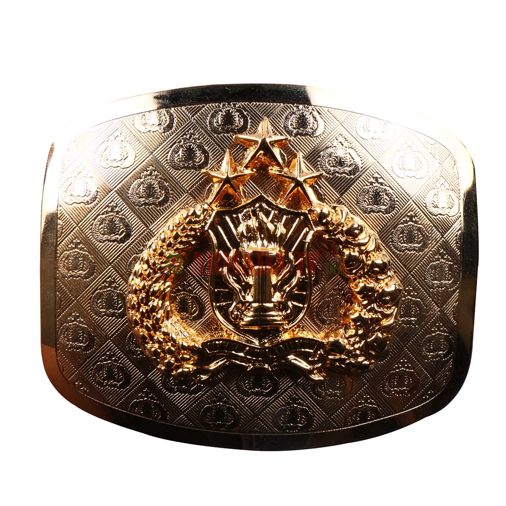 Timangan Kepala Kopel POLRI Motif Tribrata