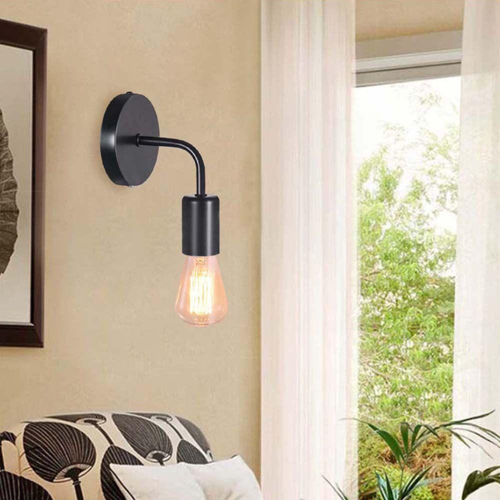 Rebuy Lampu Dinding Sconce 110V 220V E27 Untuk Kamar Tidur Ruang Tamu Bar Belajar Kopi Samping Tempat Tidur Pencahayaan Dasar Lampu Indoor