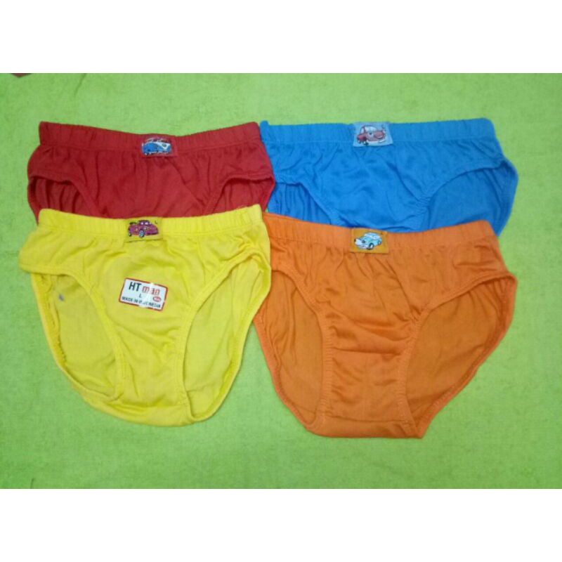 3 pcs celana dalam anak anak  HT man polos / celana dalam anak anak murah