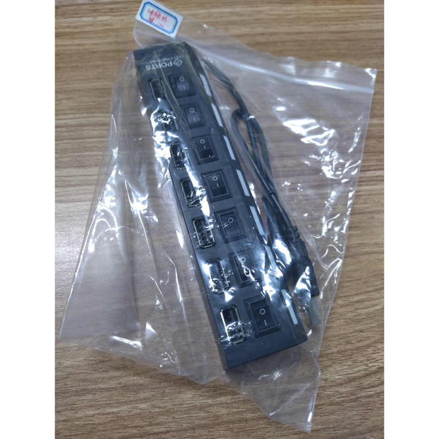 USB Hub 2.0 7 Port - U911 - Black