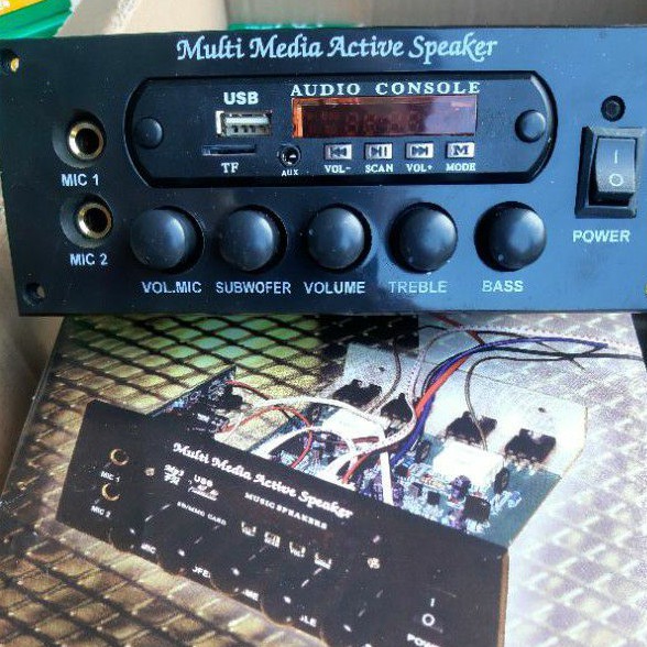 KIT AKTIVE SPEAKER +MIC +SUB+ BLOUTUT GM1750