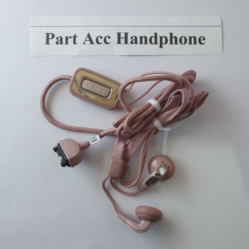 headset handset handfree handsfree earphone nokia colokan model nokia n70 6670 6680 6681 7270 7370 7
