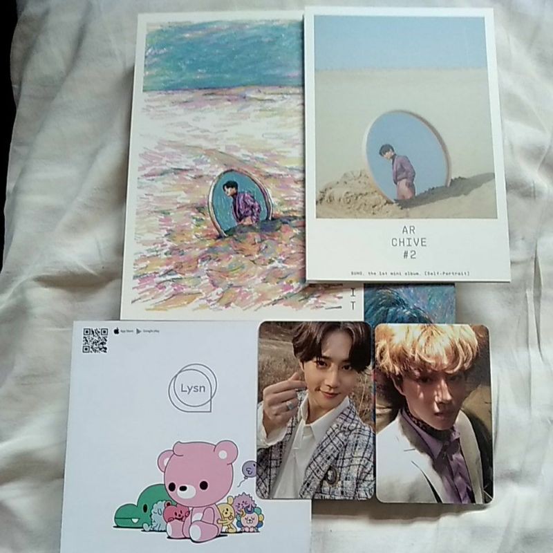 Postcard & Photocard album suho - self portrait