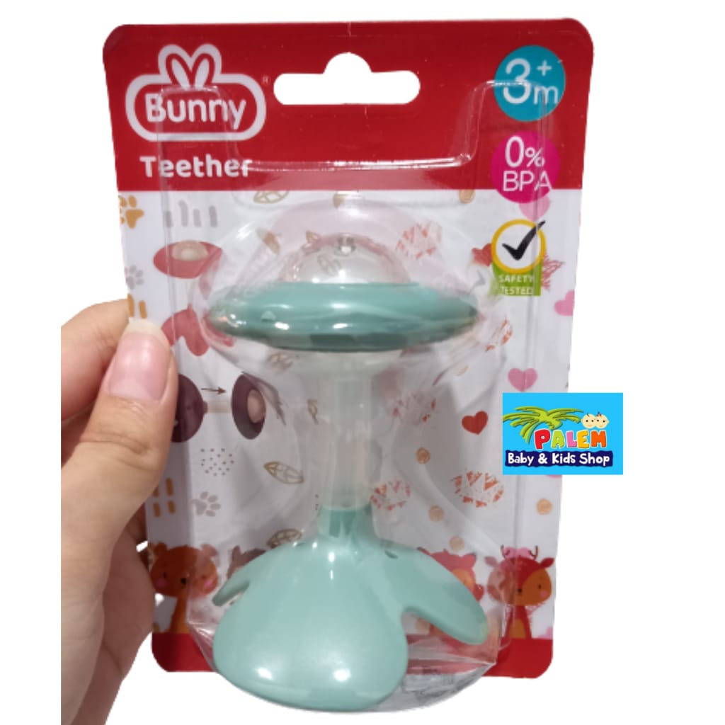 Lusty Bunny Rattle Teether/gigitan bayi ADT - 8007