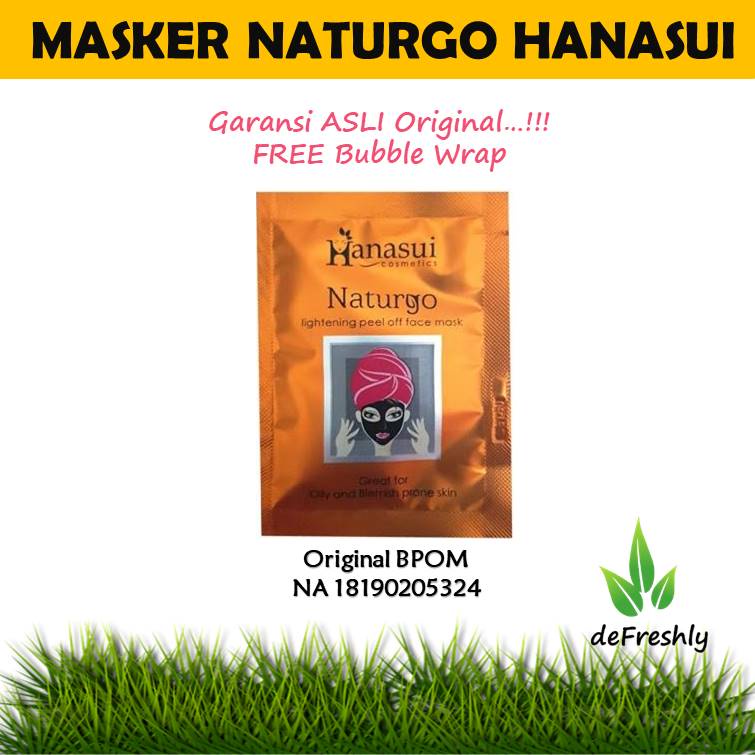 BPOM - ORIGINAL NATURGO LIGHTENING PEEL OFF MASK HANASUI