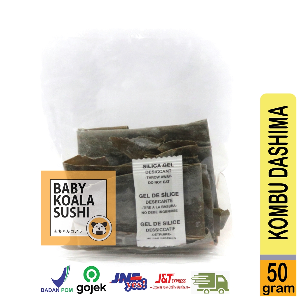 KOMBU DASHI Konbu Dashima 50 g │ Kaldu Rumput Laut Import Kelp Kuah Miso Ramen Udon