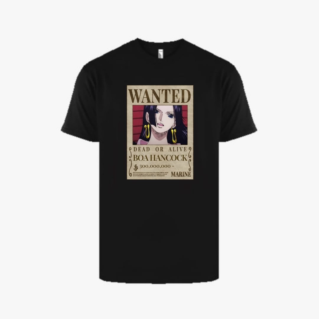 KAOS BAJU T-SHIRT BOA HANCOCK WANTED POSTER