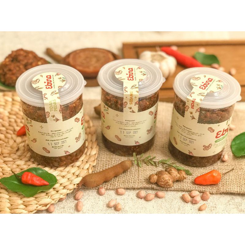 

Bumbu Pecel / Sambal Pecel Sangrai Ebina (Sedang 600gr)