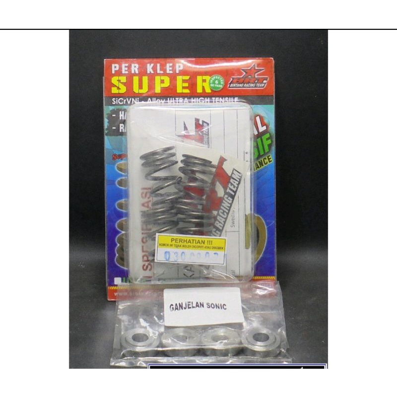 PER KLEP BRT SONIC 150 + SPRING MAT 4PCS