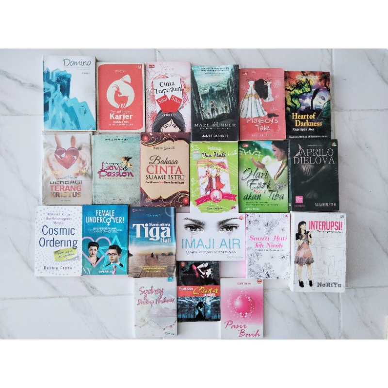 BUKU OBRAL | TERMURAH NOVEL REMAJA DEWASA ORIGINAL