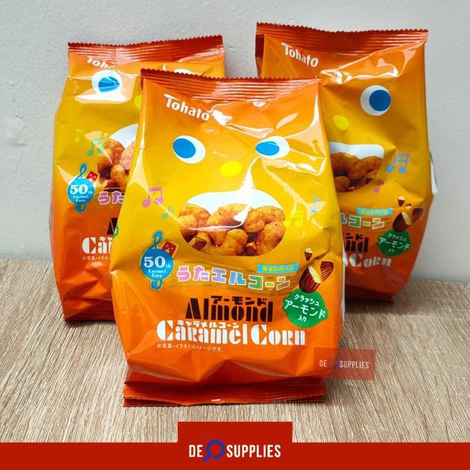 

Tohato Caramel Corn Almond 75gr - Popcorn Jepang Snack Jagung Japan