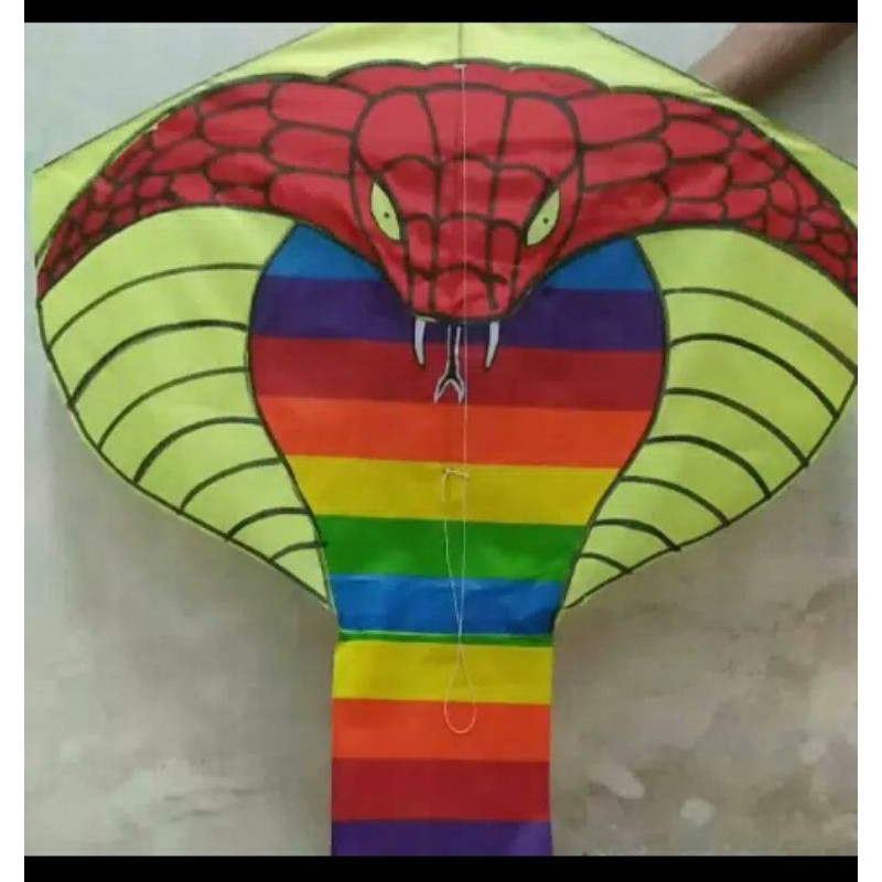 Layangan Hias Ular Cobra