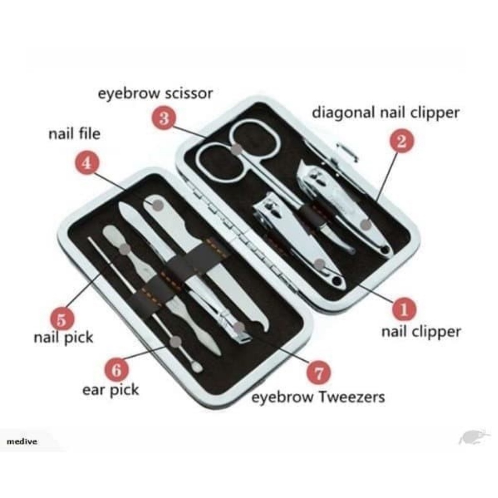 Manicure Set / Pedicure Set / Nail Art / Potong Kuku Set