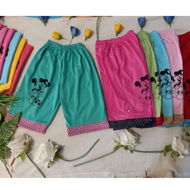 celana kolor pendek harian santai anak perempuan cewek  celana joger murah / kolor murah / celana jo