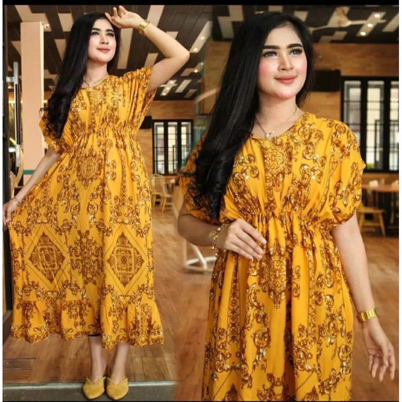 ⭐️⭐️⭐️⭐️⭐️premium Ld 110-130cm DRESS RAYON MOTIF SULTAN &amp; janda bolong