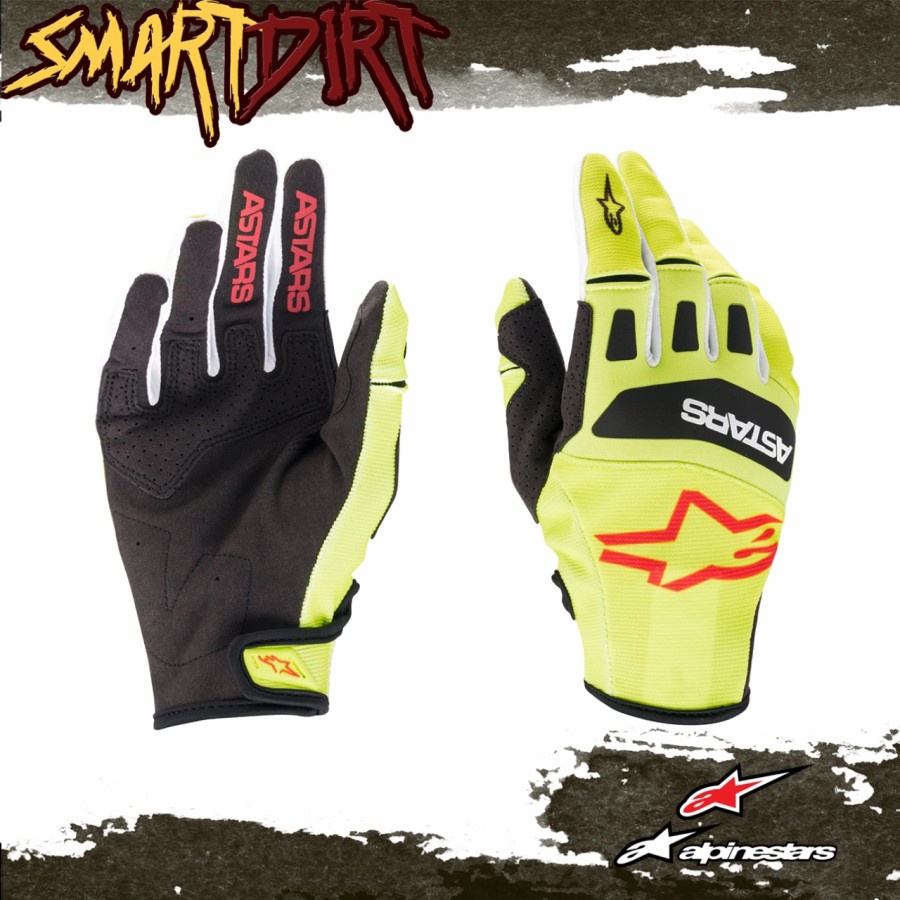 GLOVE ALPINESTAR TECHSTAR 2022 YELLOW SARUNG TANGAN CROSS ALPINESTAR