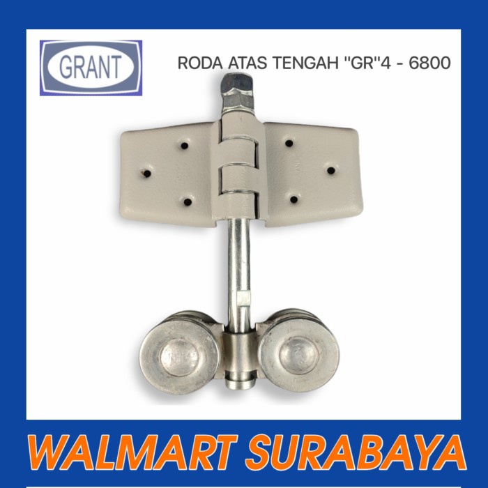 Roda Atas Tengah "GR"4 - 6800/ Roda atas pintu garasi besi kayu