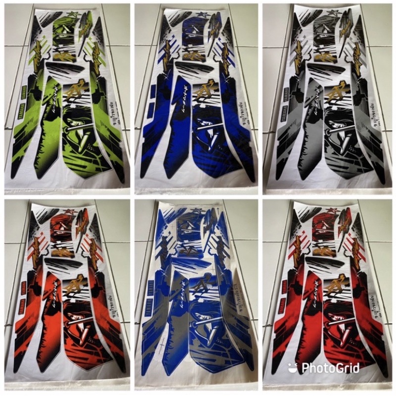 (COD) Striping Stiker Variasi Thailand Motor Mio Soul Karbu Samurai