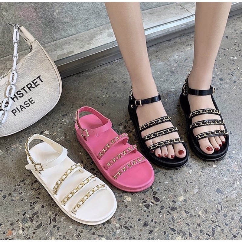 2148 sepatu sendal wanita import realpict