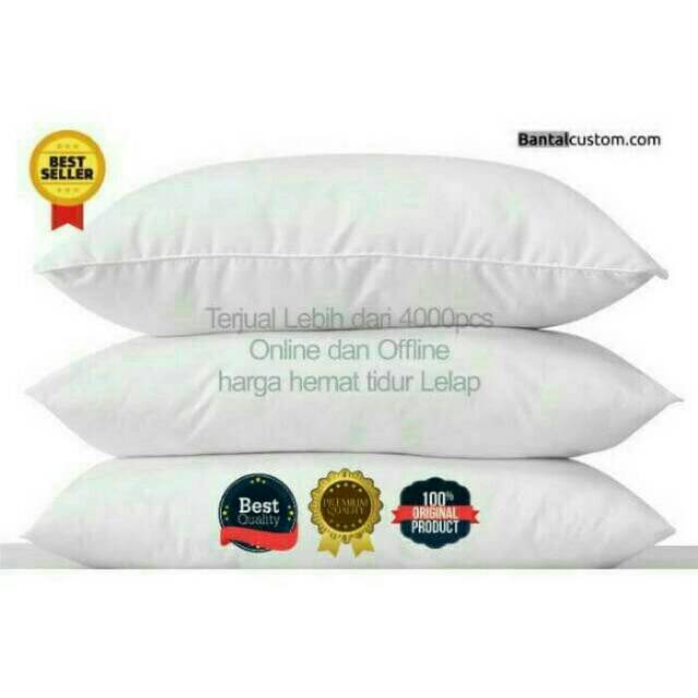 Bantal Tidur Standar Hotel / Bantal Tidur Silikon