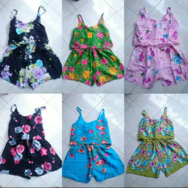 JUMPSUIT BALI RAYON JUMBO & FREESIZE FIT L -XXL  -  JUMBO