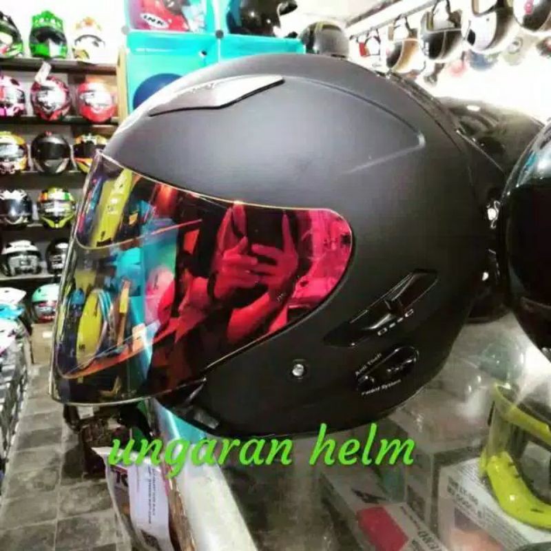 Visor Flat KYT Venom Open pnp KYT DJ maru galaxy Ink Centro sentro Iridium Revo Red&amp;Revo Gold rachet