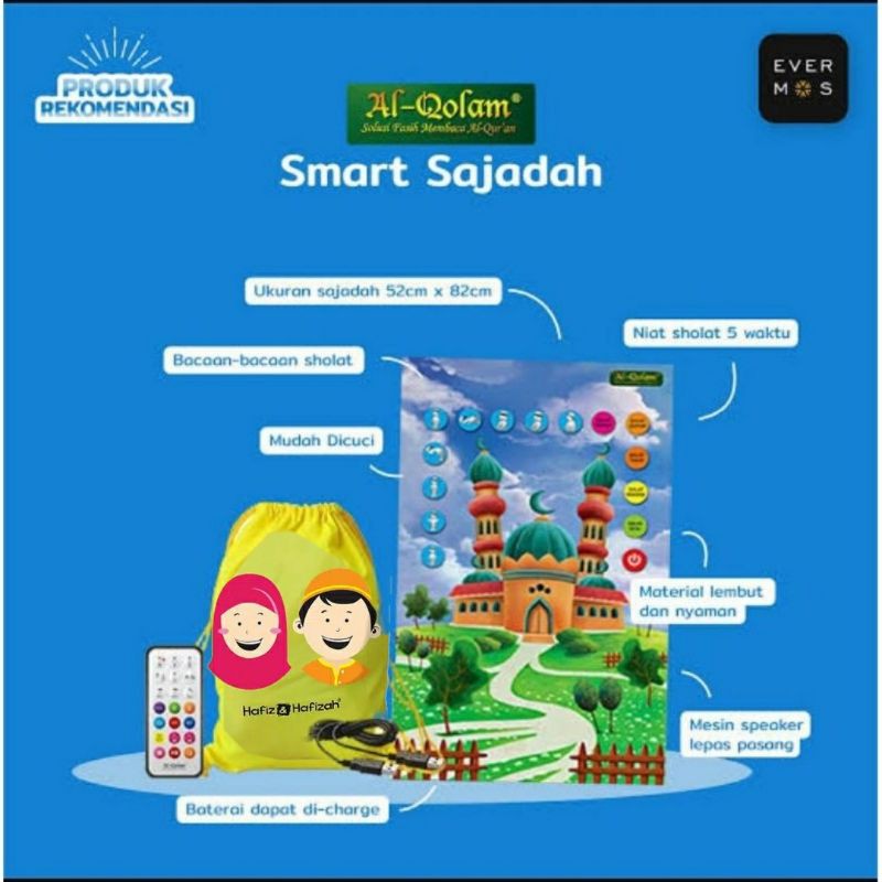 Smart Sajadah Bonus Tas Sajadah Alqolam Original Al qolam