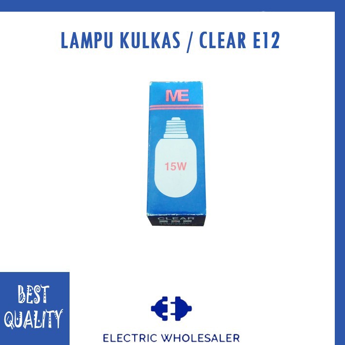 LAMPU KULKAS / CLEAR E12