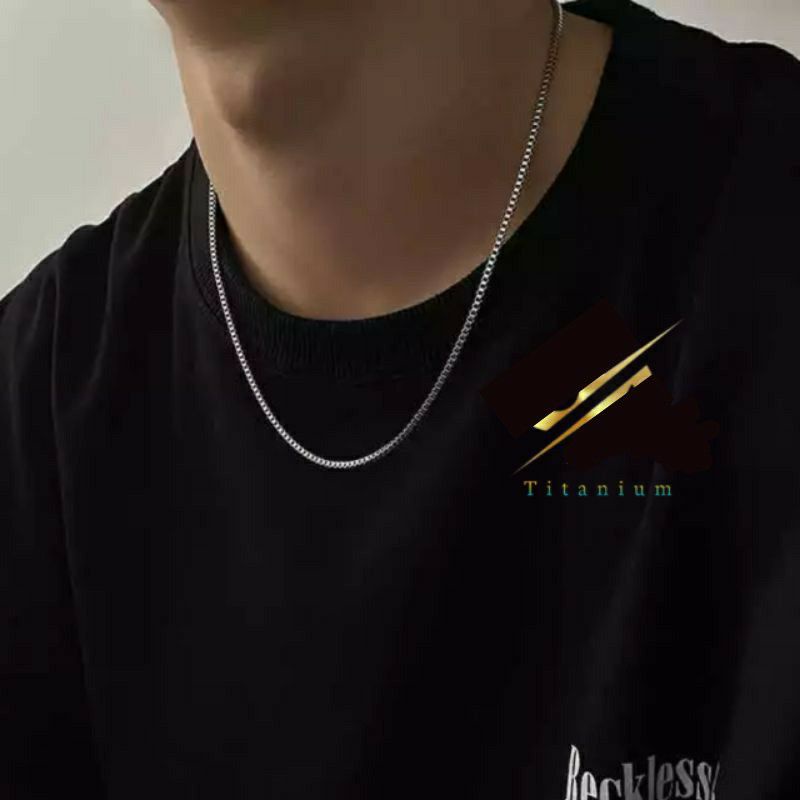 Rantai Kalung Itali Silver Rantai Kalung italy Silver Perak Rantai Kalung Titanium Pria Rantai Kalun