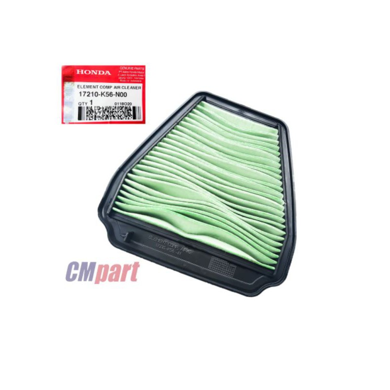 Filter saringan udara new sonic 150R - Supra gtr 150 asli HONDA AHM 17210-K56-N00