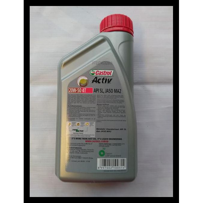 Promo Oli Castrol Activ 4T 20W-50 800Ml Best Seller 