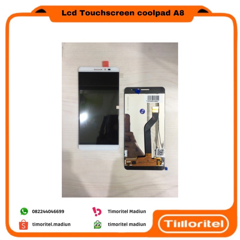 LCD TOUCHSCREEN COOLPAD A8 white