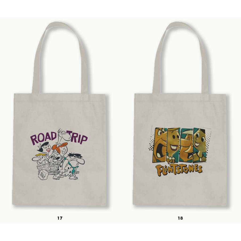 TOTE BAG BLACU - THE FLINTSTONES .01