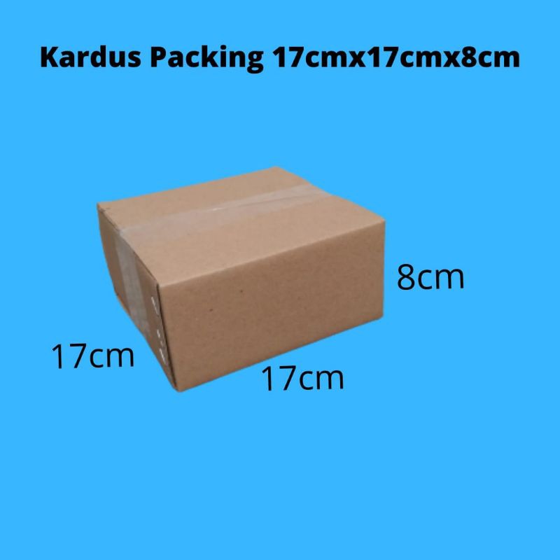 

Kardus Packing 17cmx17cmx8cm