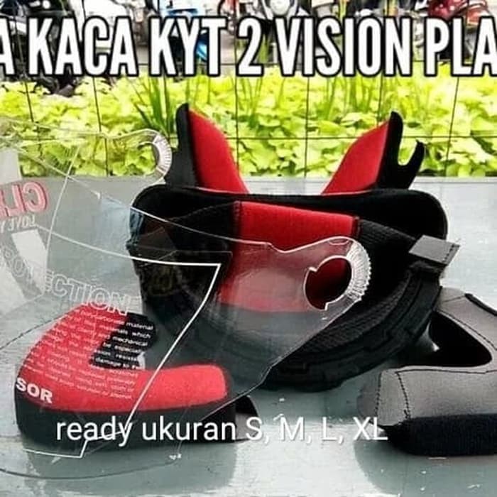 Busa Helm Full Set KYT 2 VISION (Kancing Plastik)