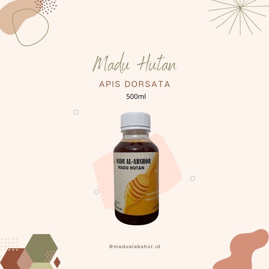 

Madu Hutan Liar Alabshor 500 ml Botol Plastik