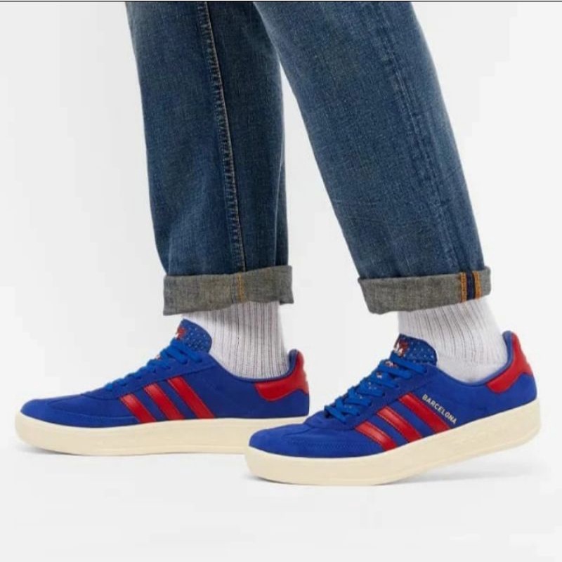 Sepatu Sneakers Casual Pria Adidas Barcelona Original