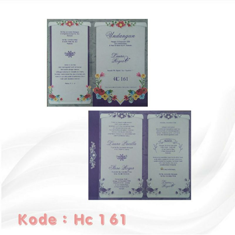 

UNDANGAN PERNIKAHAN & KHITAN SIMPEL ELEGAN