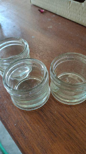 Toples Kaca Bulat 50ml / Toples Beling 50ml / Toples 50ml Kaca