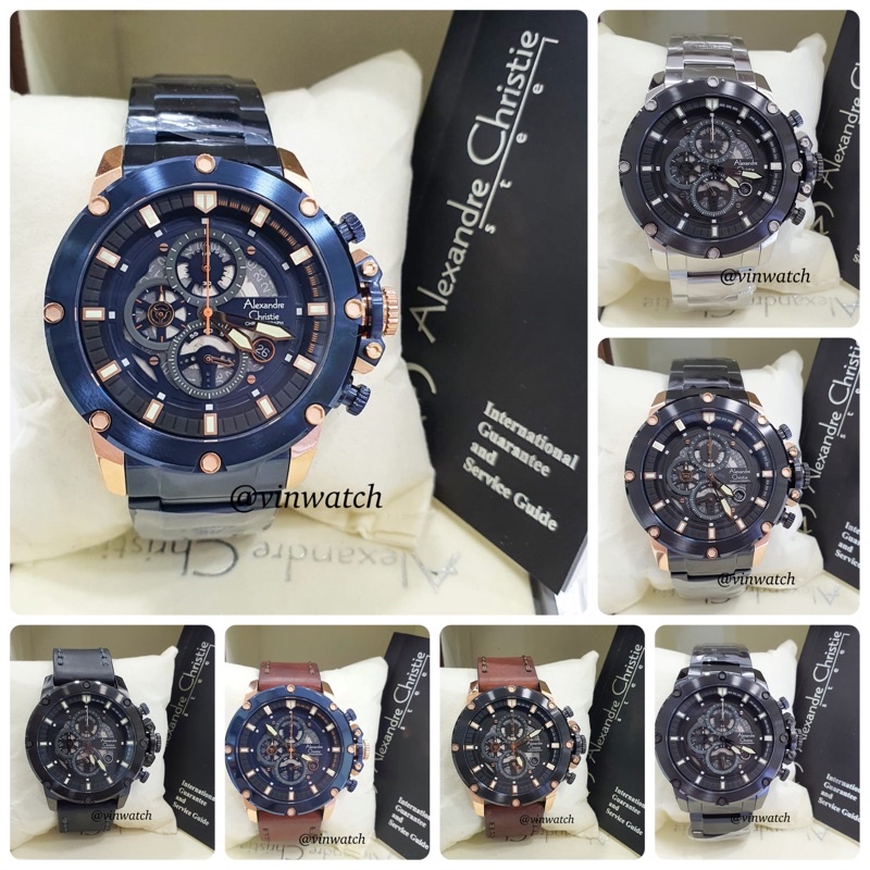 Ac6564 Jam Tangan Pria Alexandre Christie 6564
