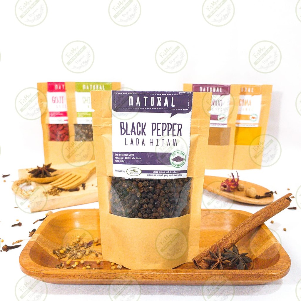 Lada Hitam Utuh / Black Pepper / Kualitas Premium / JSR