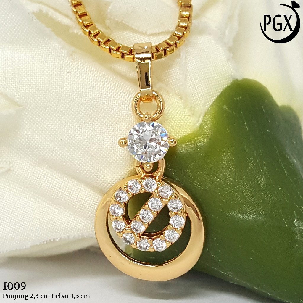 PGX Liontin Kalung Xuping Wanita Aksesoris Fashion Perhiasan Lapis Emas  - I009