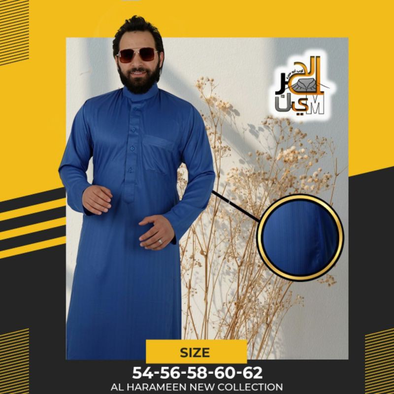 Gamis Polos Haramain Mesir