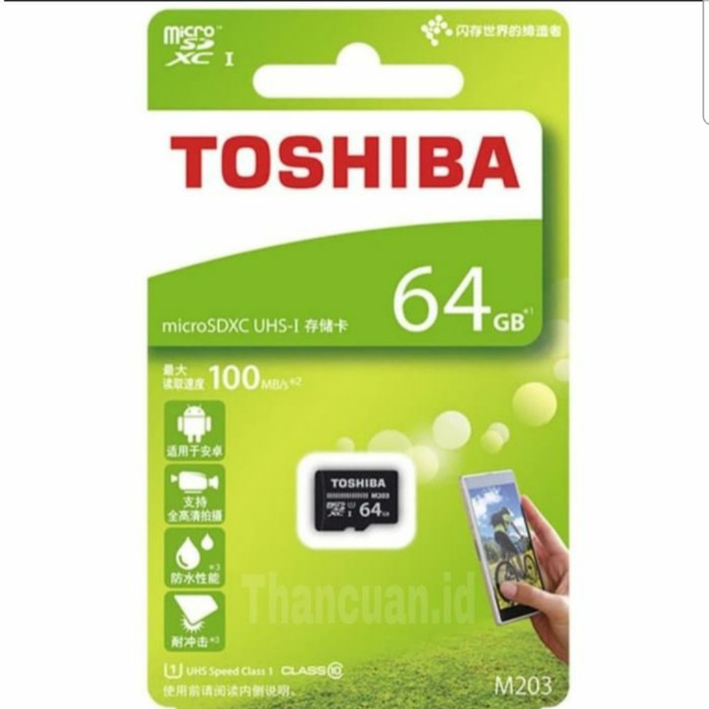 Micro SD Toshiba 64GB / Memory Card 64 GB / MicroSD Toshiba / MMC Original