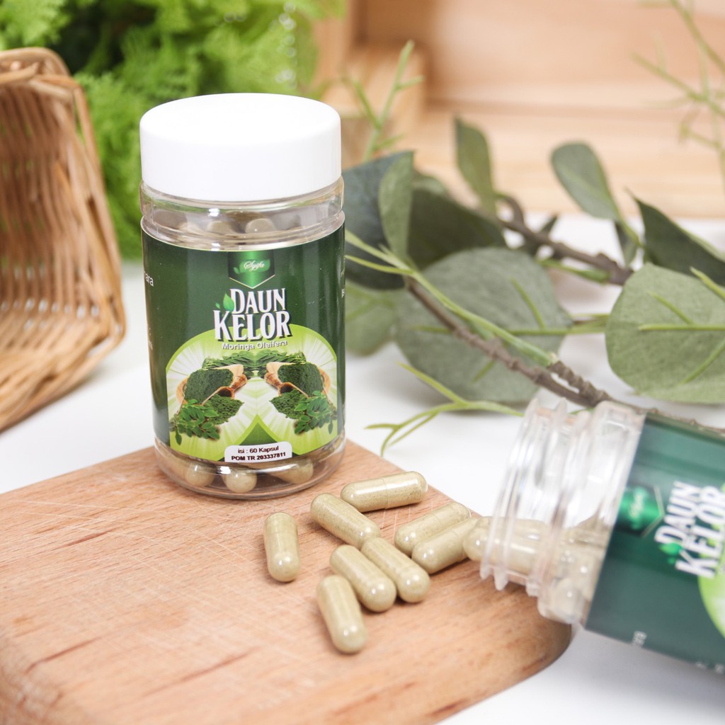 Kapsul Ekstrak daun kelor Moringa Oliefera Syifa Herbal - Daun Kelor Moringa Oleifera 60 Kpsl