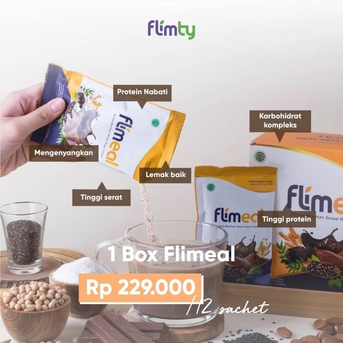 Flimty Flimeal 1 Box HALAL BPOM