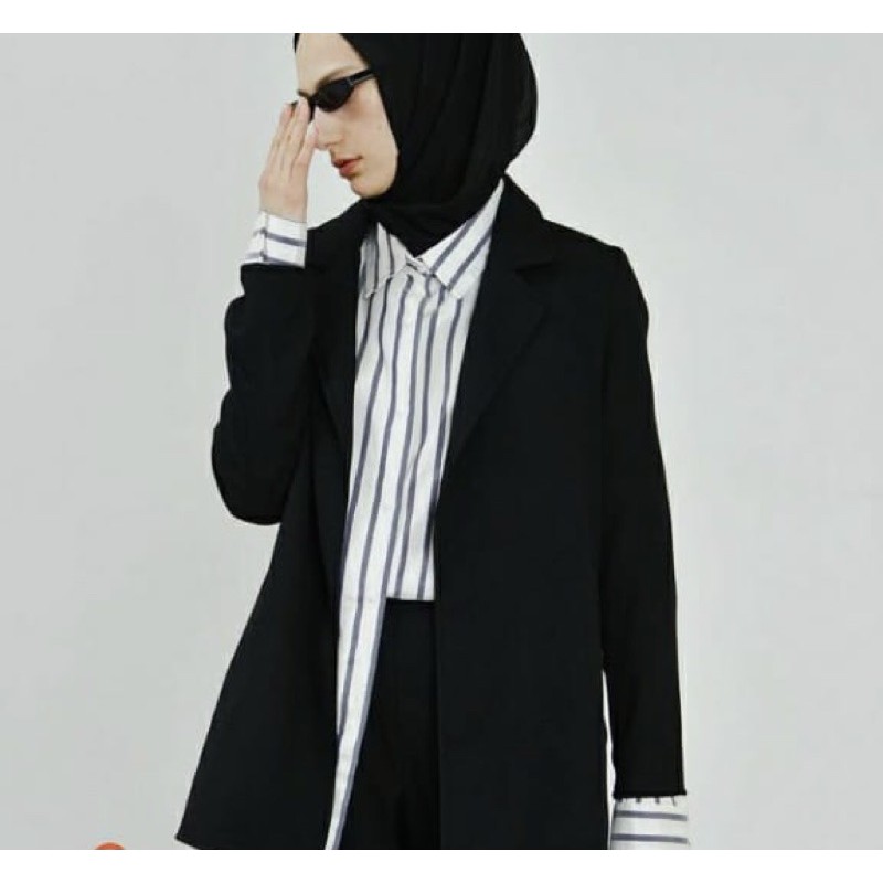 (PRELOVED) Blazer Black (HATTACO)